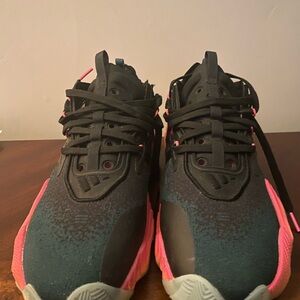 adidas Black and Pink Sneakers